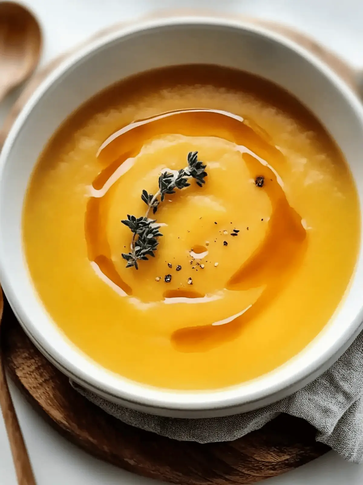 Creamy Honey Roasted Acorn Squash Soup