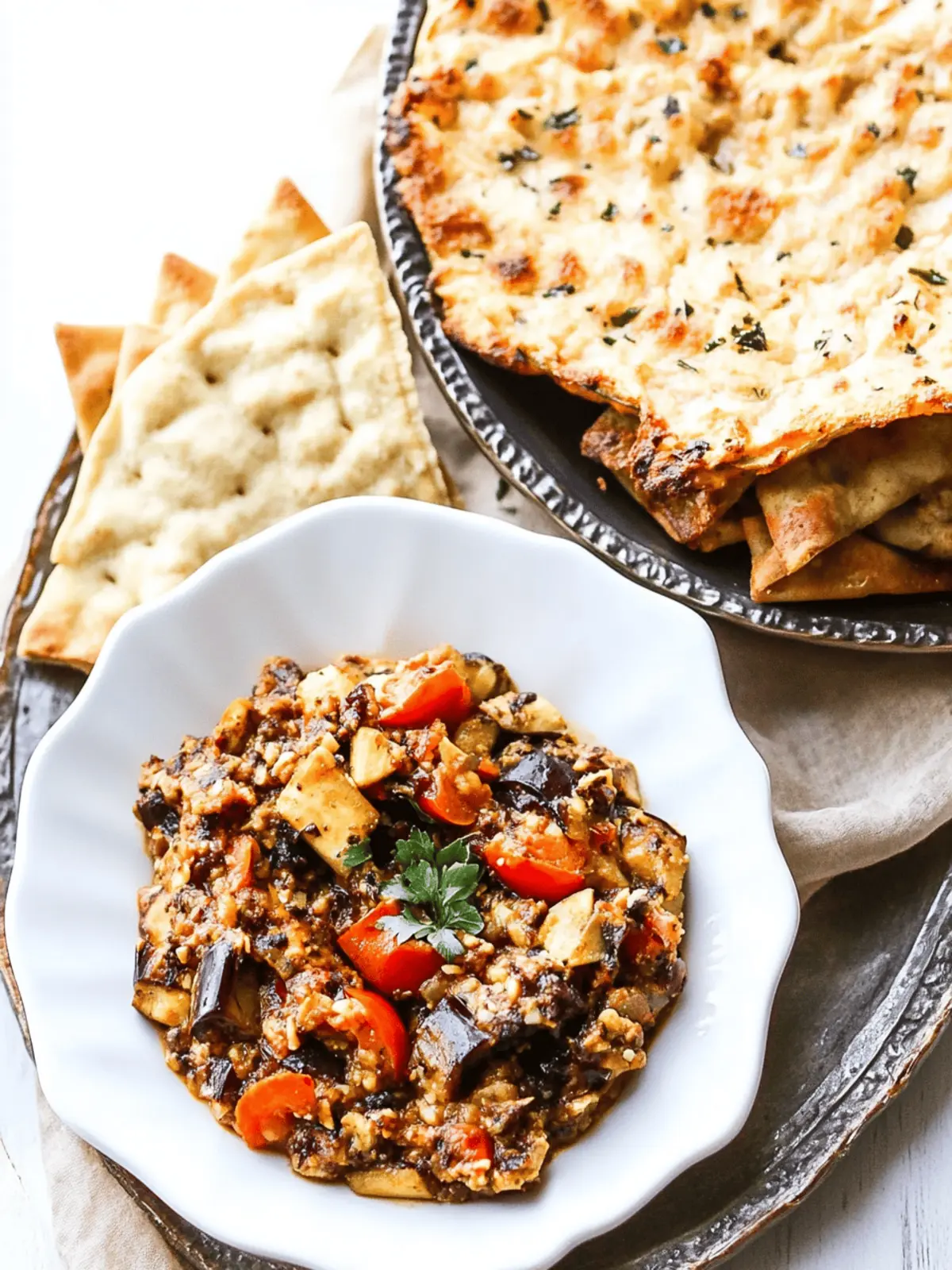 Zaalouk – Eggplant and Tomato Dip