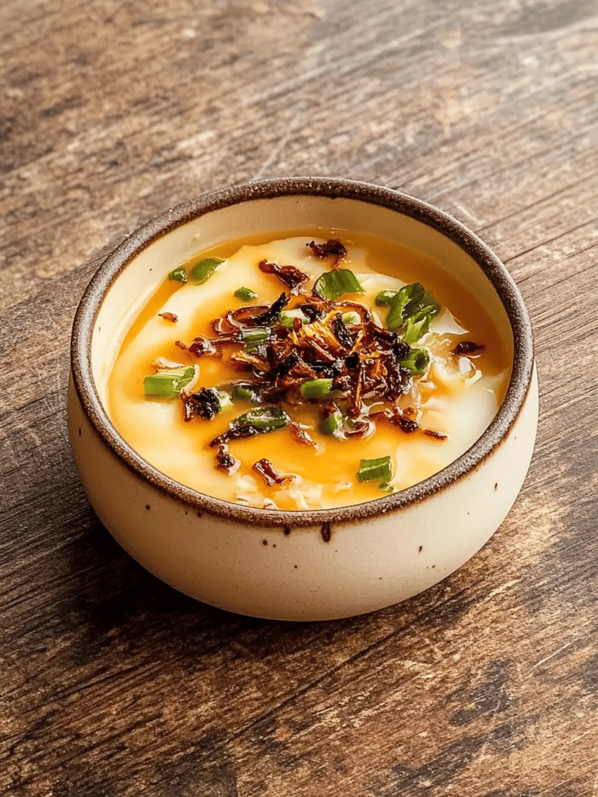 Chawanmushi-Inspired Steamed Eggs with Crispy Shallot Chilli Oil Magic 2 Chawanmushi-inspired steamed eggs with crispy shallot chilli oil