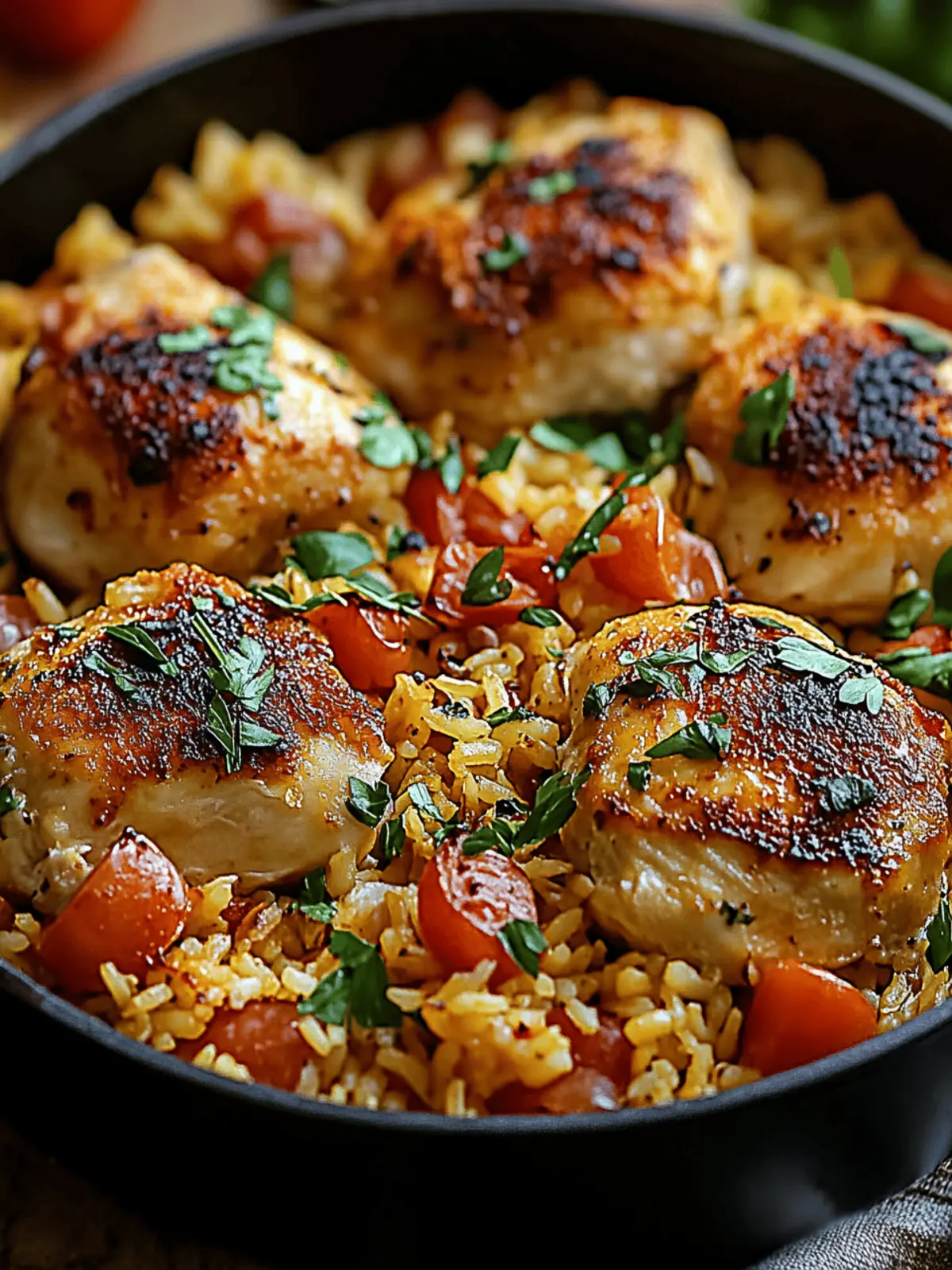 Italian Chicken & Rice Casserole