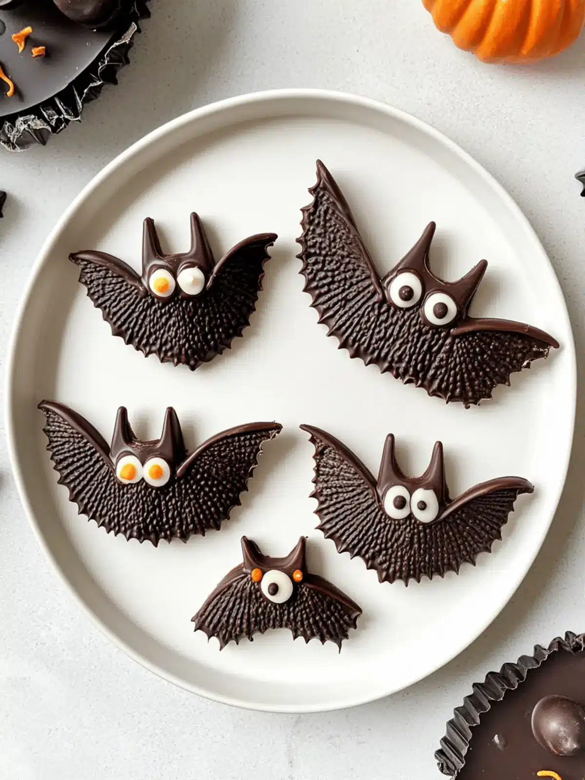 Cute Halloween Chocolate Bats: Fun Treats for Spooky Fun 2 Halloween Chocolate Bats