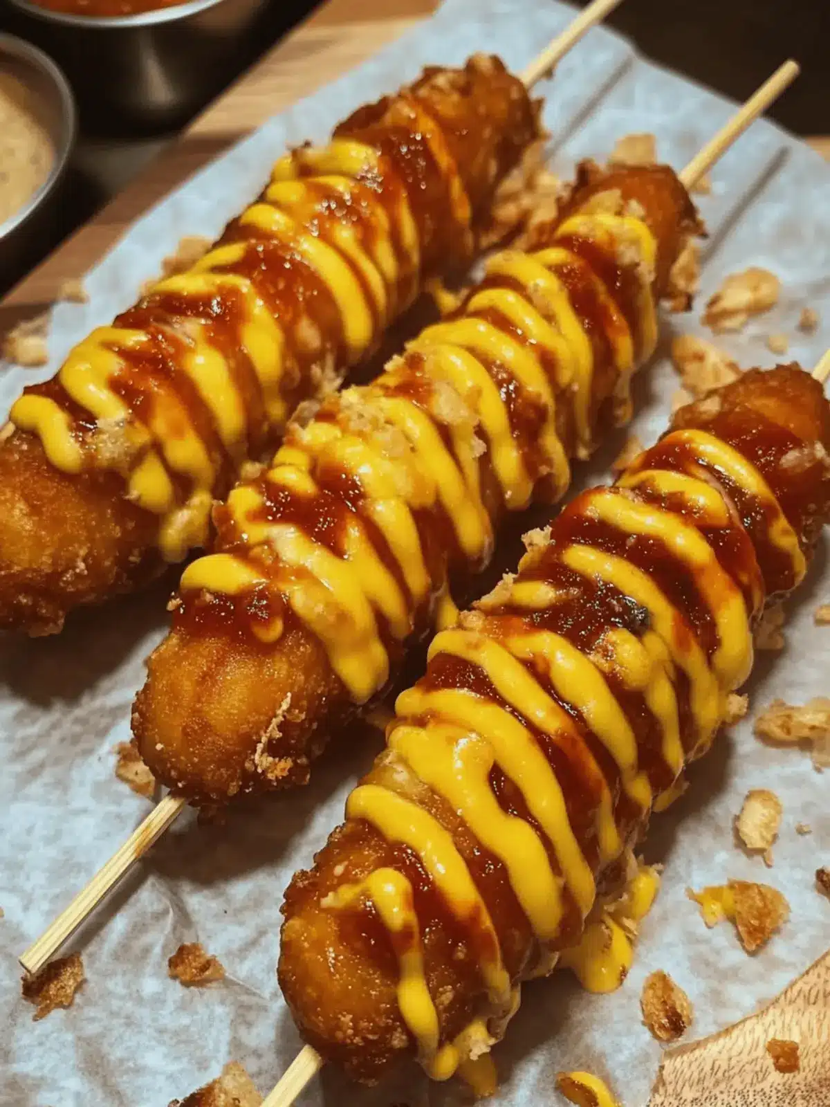 Korean Cheese Corn Dogs: Crispy Cheesy Bliss at Home 3 Korean Cheese Corn Dogs