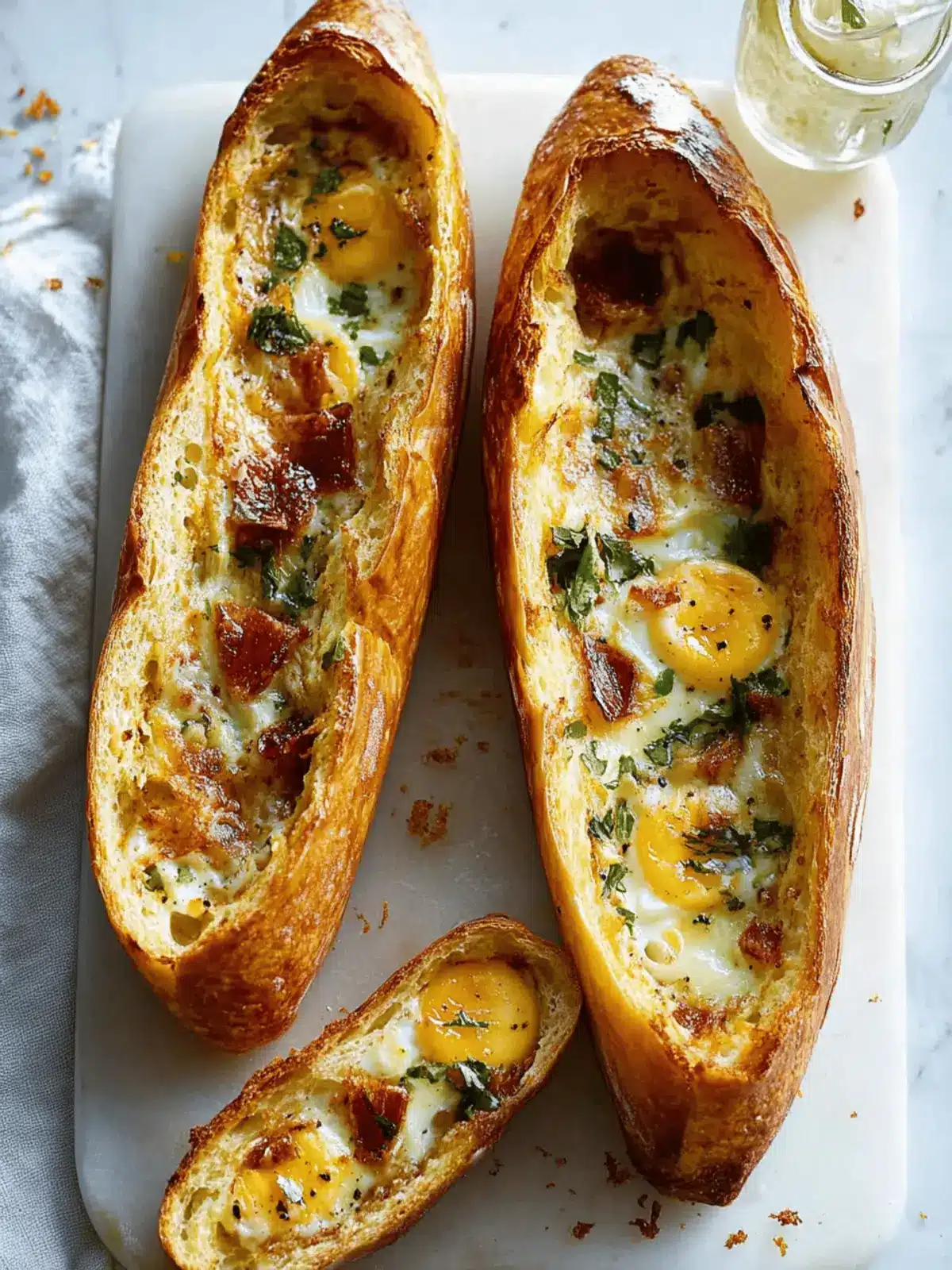 Baked Egg Boats