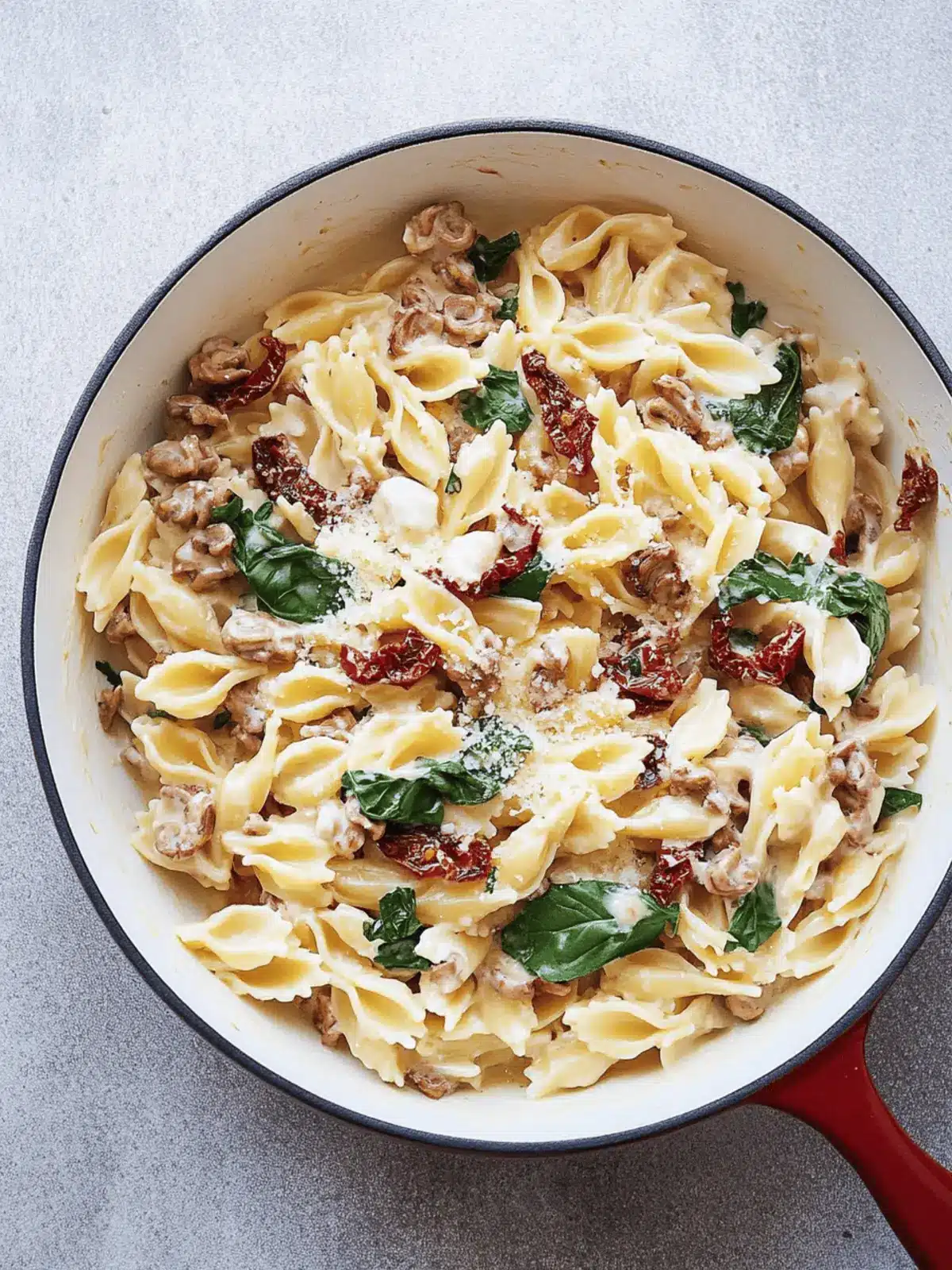 Creamy Sun Dried Tomato Pasta with Garlic Soy Curls Magic 4 Creamy Sun Dried Tomato Pasta with Garlic Soy curls