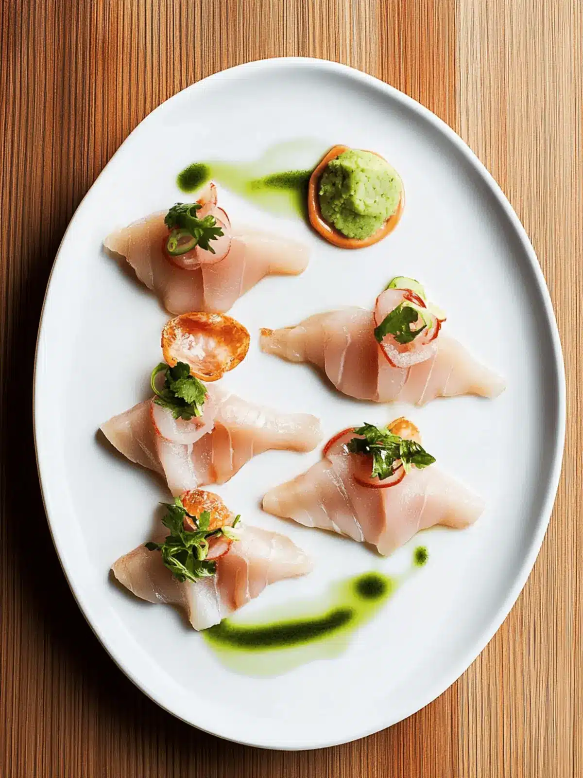 Yellowtail Sashimi with Serrano & Ponzu
