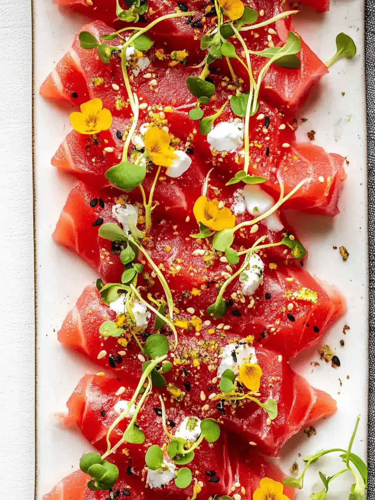 Refresh Your Plate with Watermelon and Tuna Sashimi Delight 2 Watermelon and Tuna Sashimi