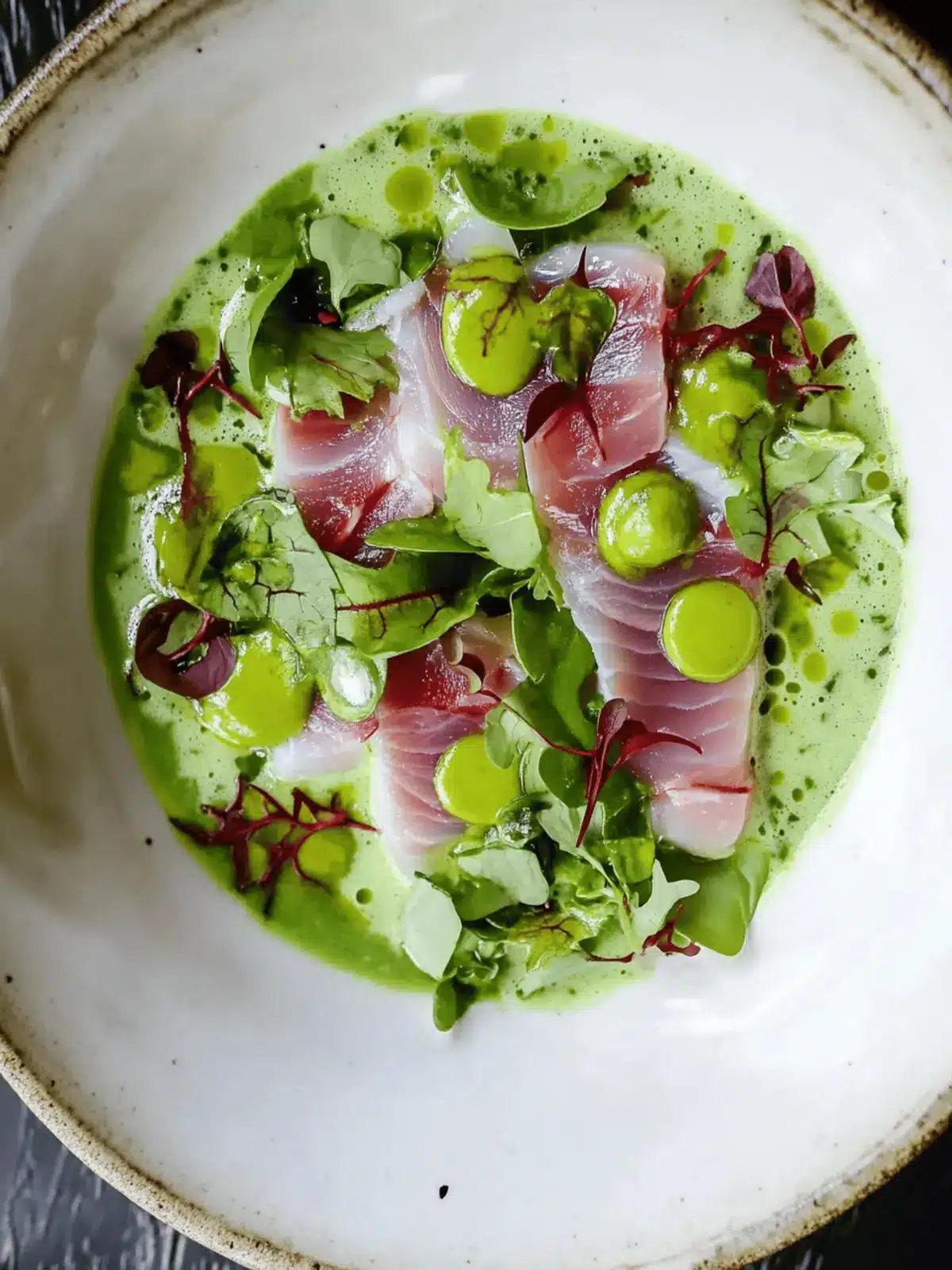 Green Curry Kingfish Crudo