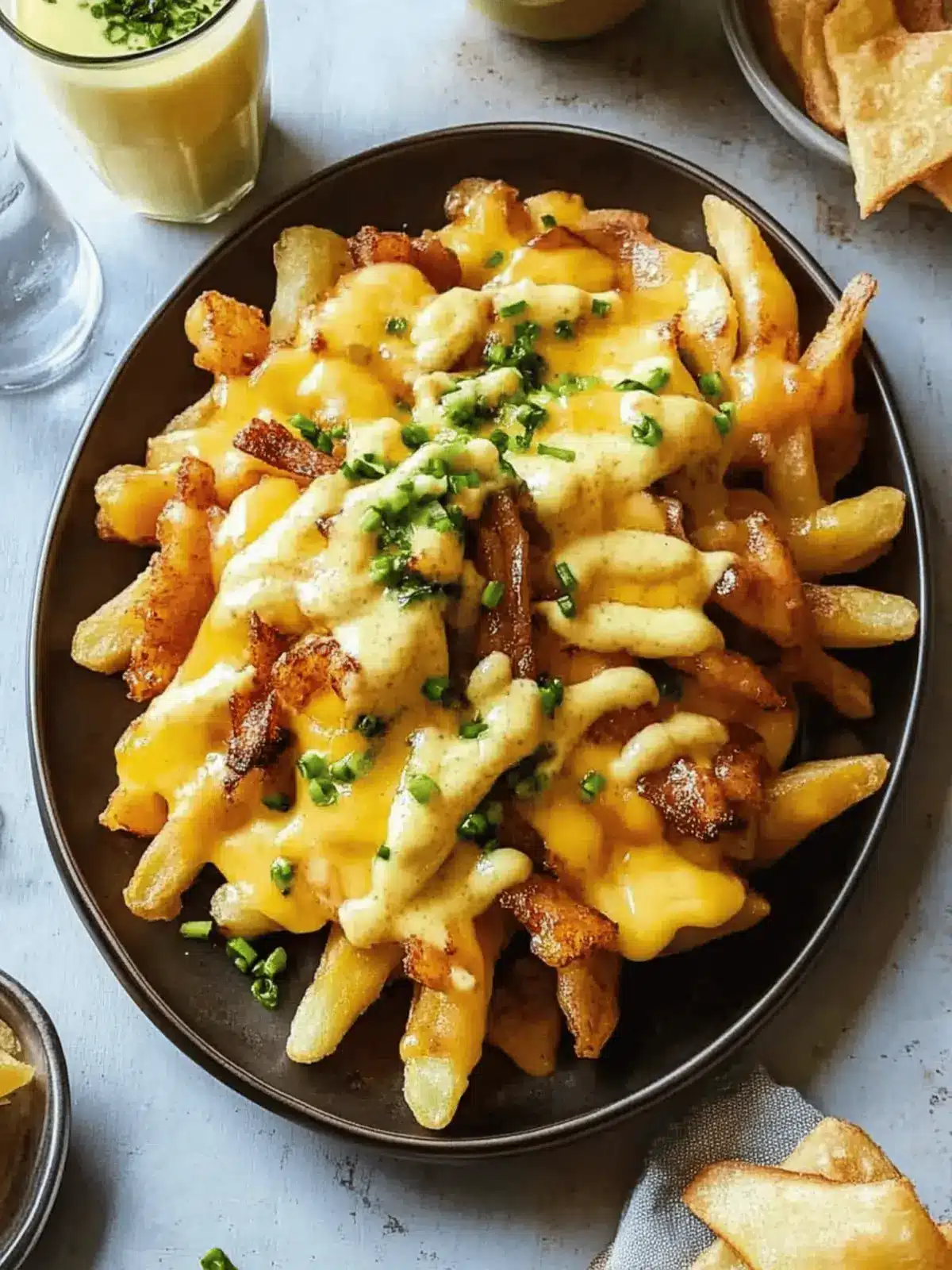 Breakfast Poutine with Hollandaise Sauce