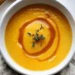 Creamy Honey Roasted Acorn Squash Soup