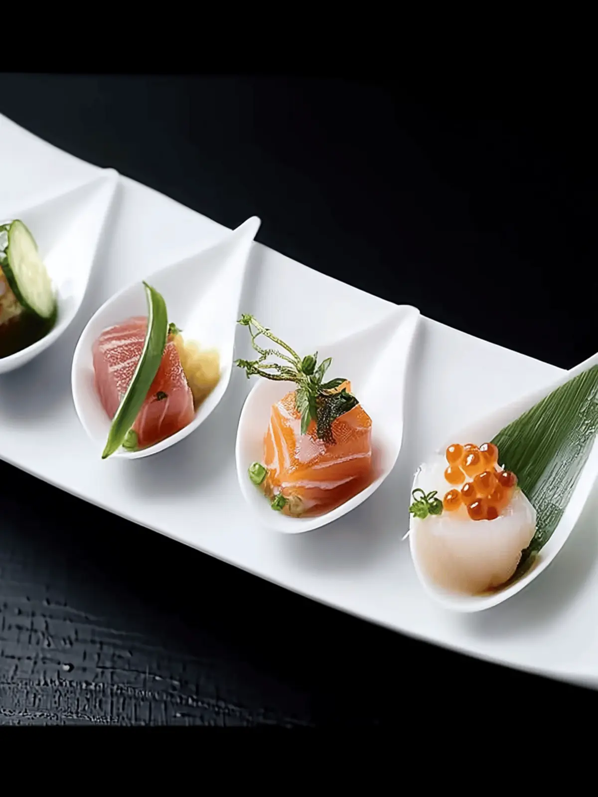 Nobu-Style Sashimi Spoons That Wow Your Dinner Guests 4 Nobu-Style Sashimi Spoons