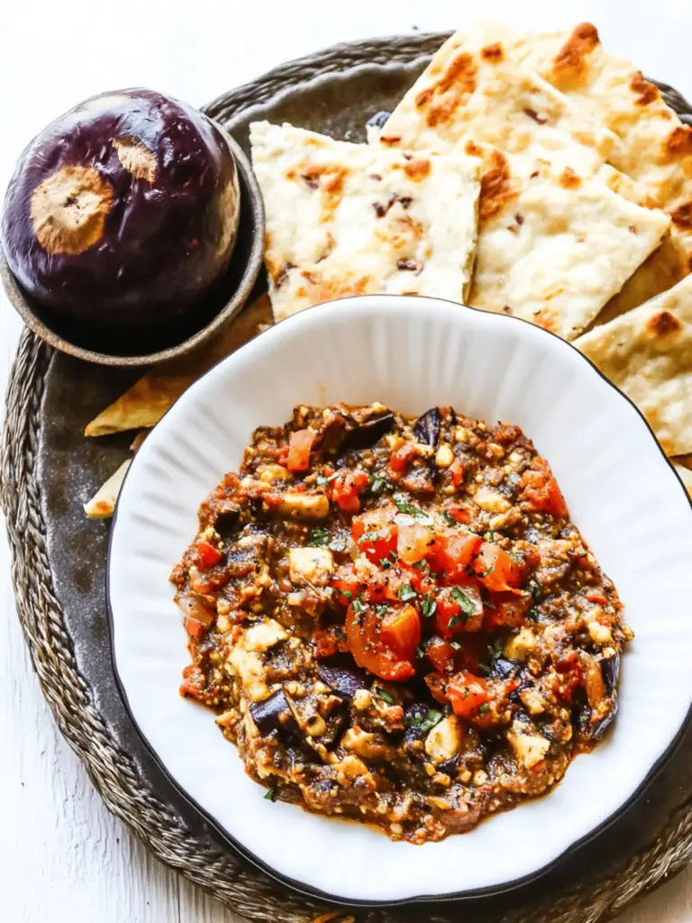 Zaalouk – Eggplant and Tomato Dip