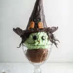 Halloween Witch Ice Cream Sundaes