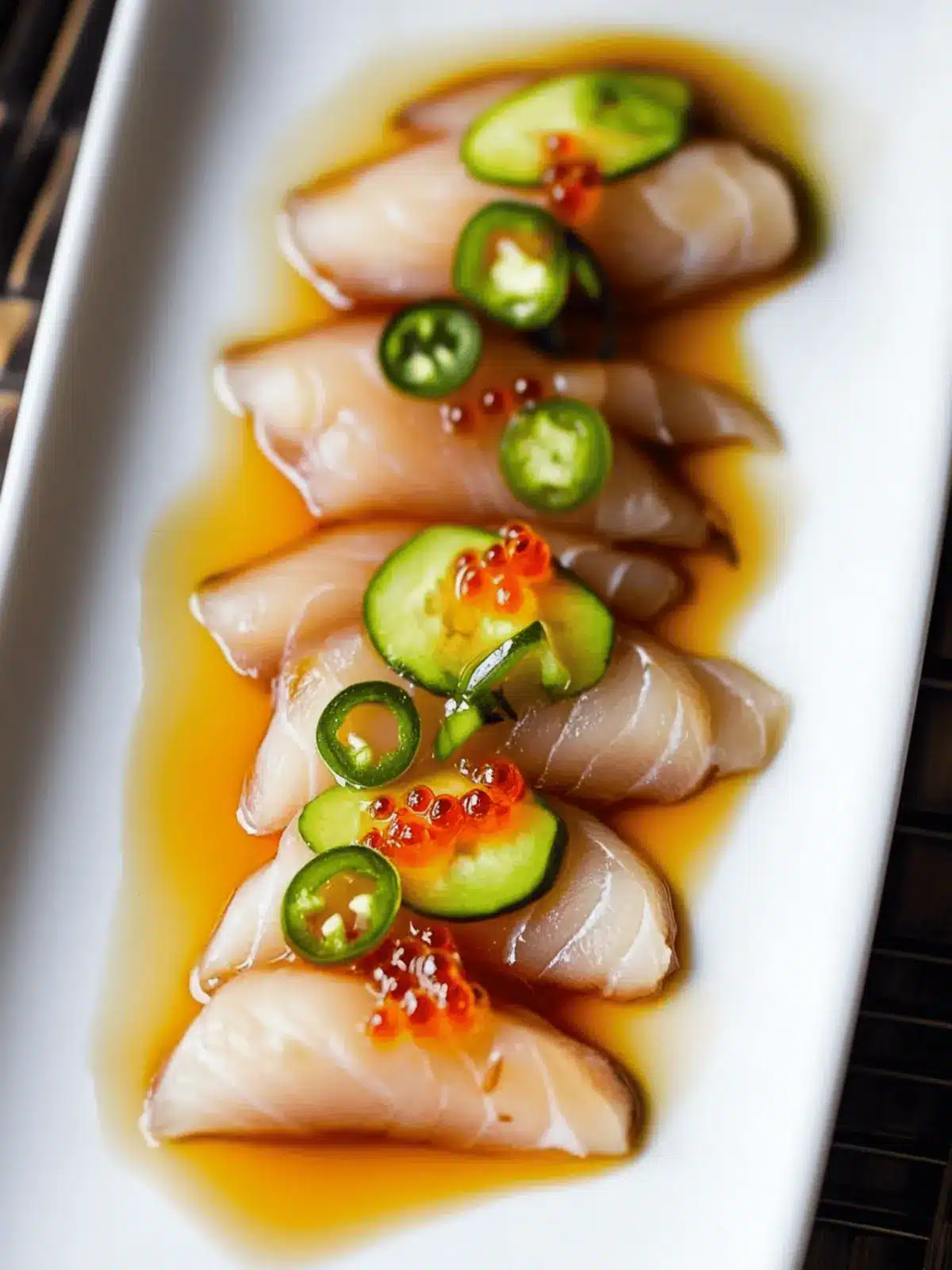 Savor Irresistible Hamachi Crudo Yellowtail Carpaccio Tonight 3 Hamachi Crudo (Yellowtail Carpaccio)