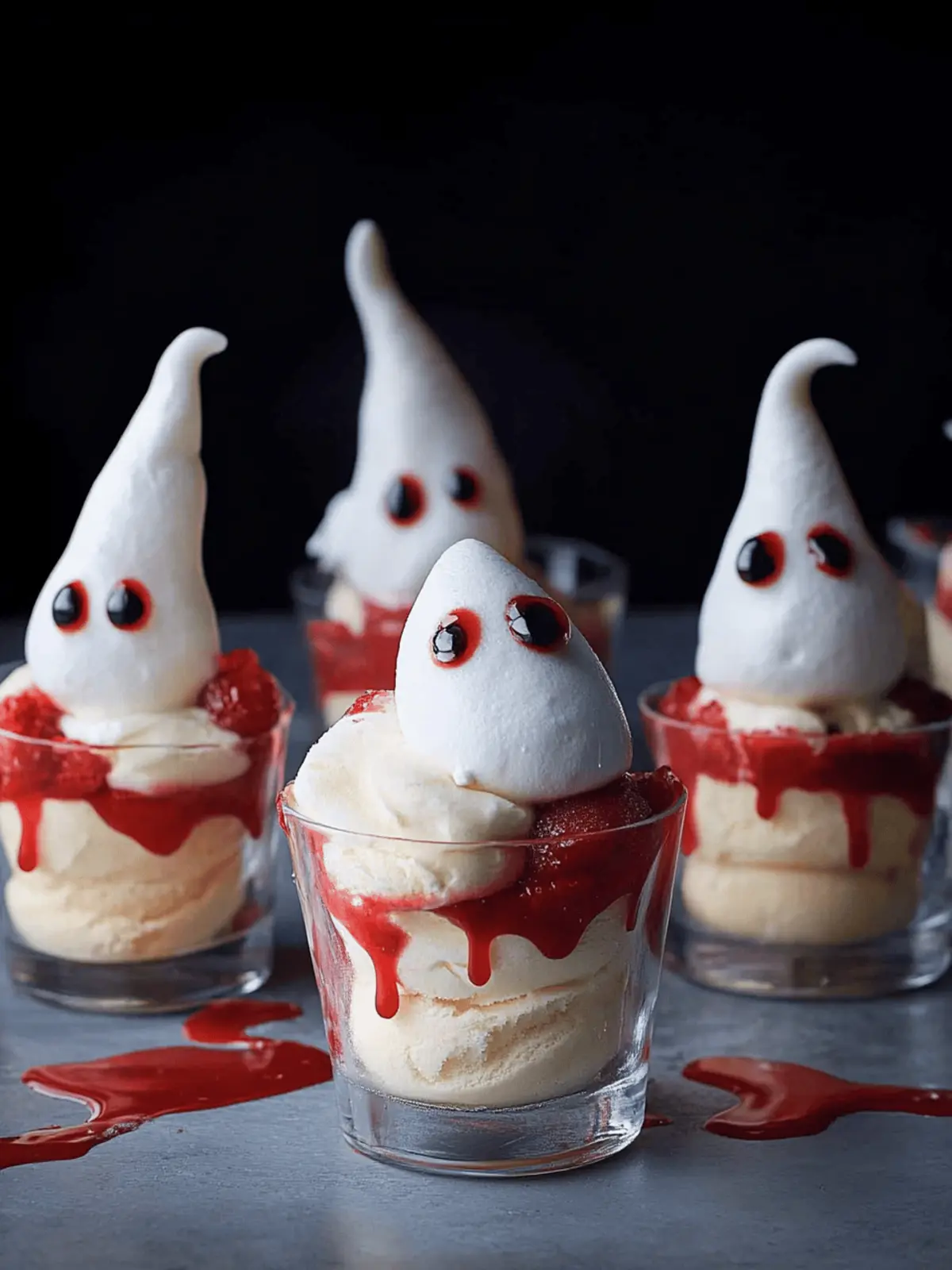 Meringue Ghost Ice Cream Sundaes That Wow Every Sweet Tooth 2 Meringue ghost ice cream sundaes
