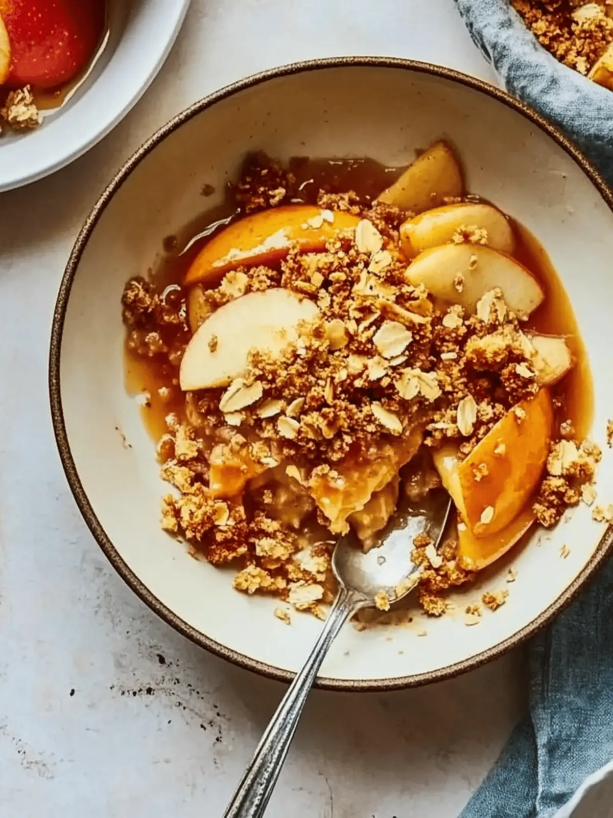 Toffee Apple Crumble with Hazelnuts and Caramel Bliss 2 Toffee apple crumble