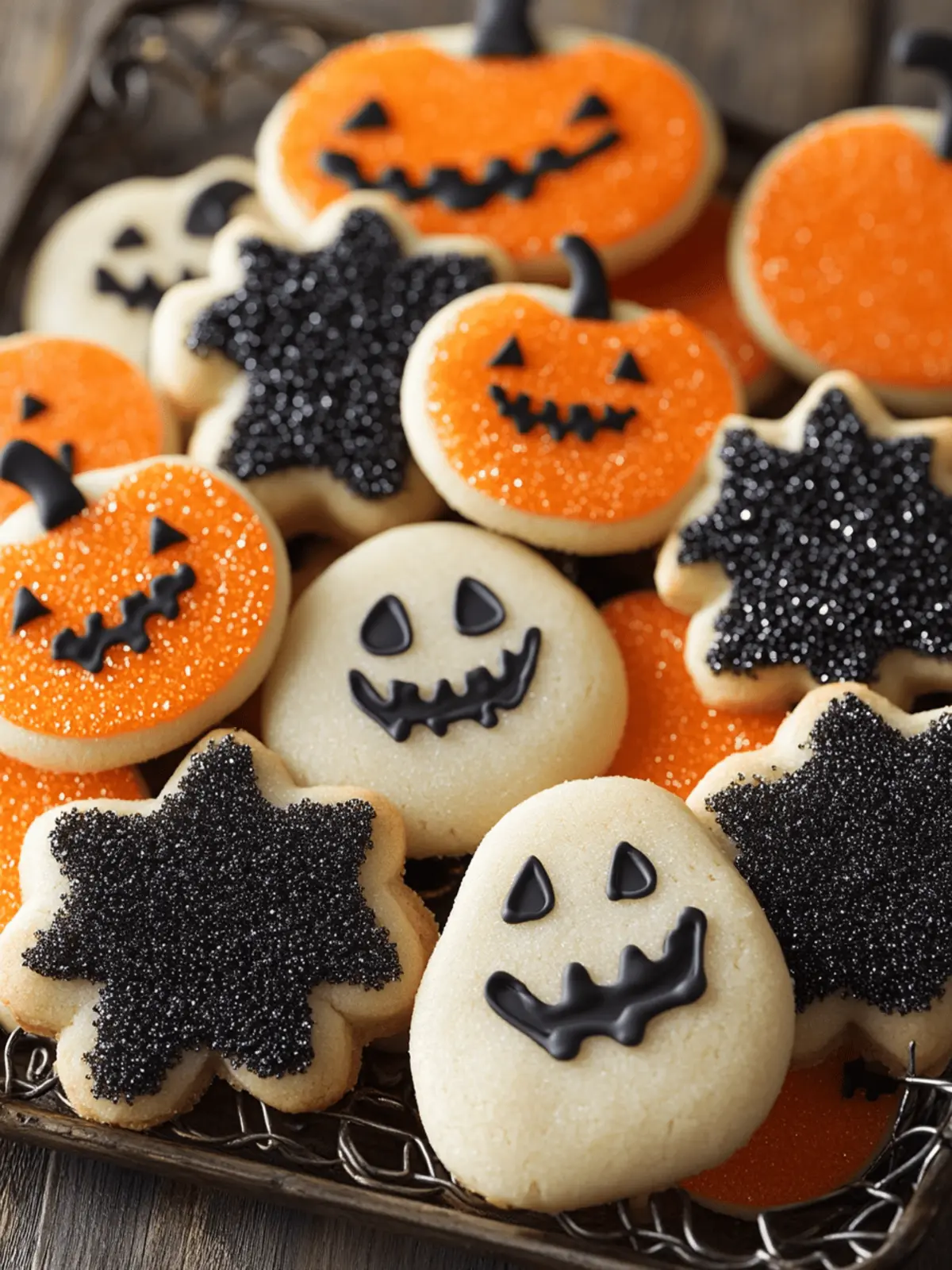 Spooky Halloween Sugar Cookies with Fun Flavor Twists! 2 SPOOKY HALLOWEEN SUGAR COOKIES