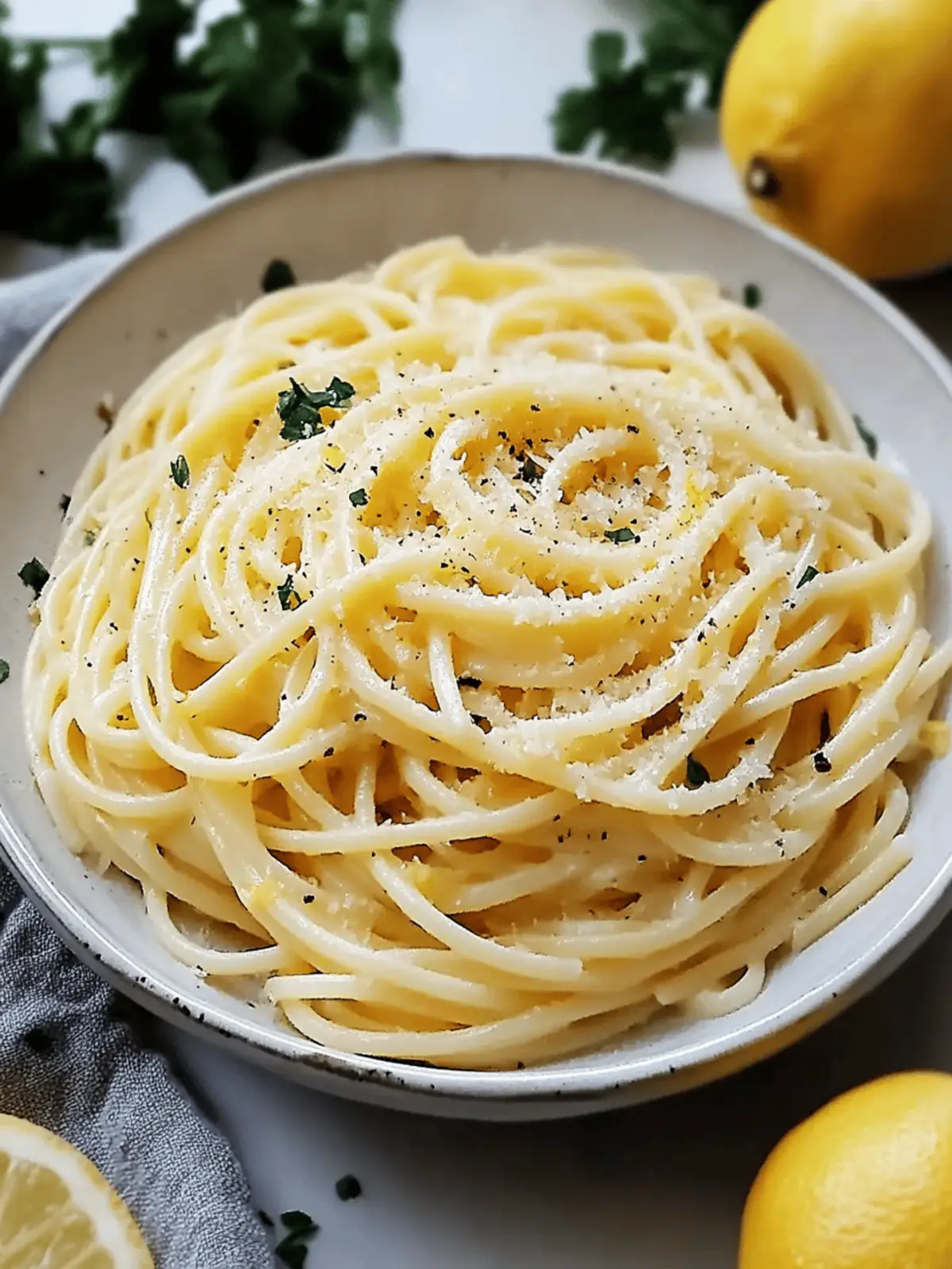 Easy Lemon Butter Linguine