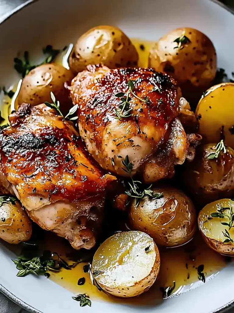 Chicken Thighs and Potatoes
