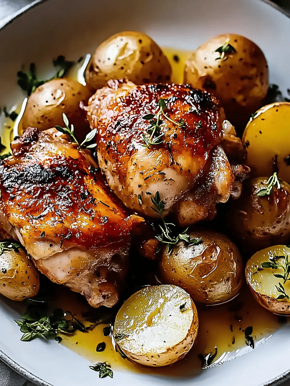 Chicken Thighs and Potatoes