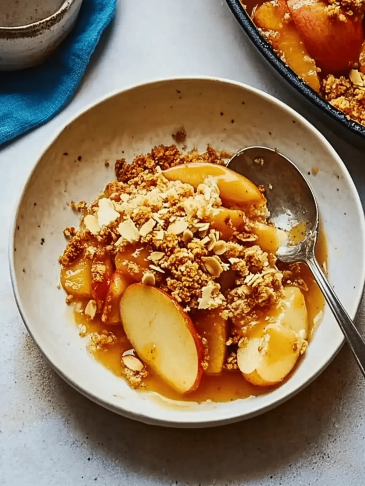 Toffee Apple Crumble with Hazelnuts and Caramel Bliss 4 Toffee apple crumble