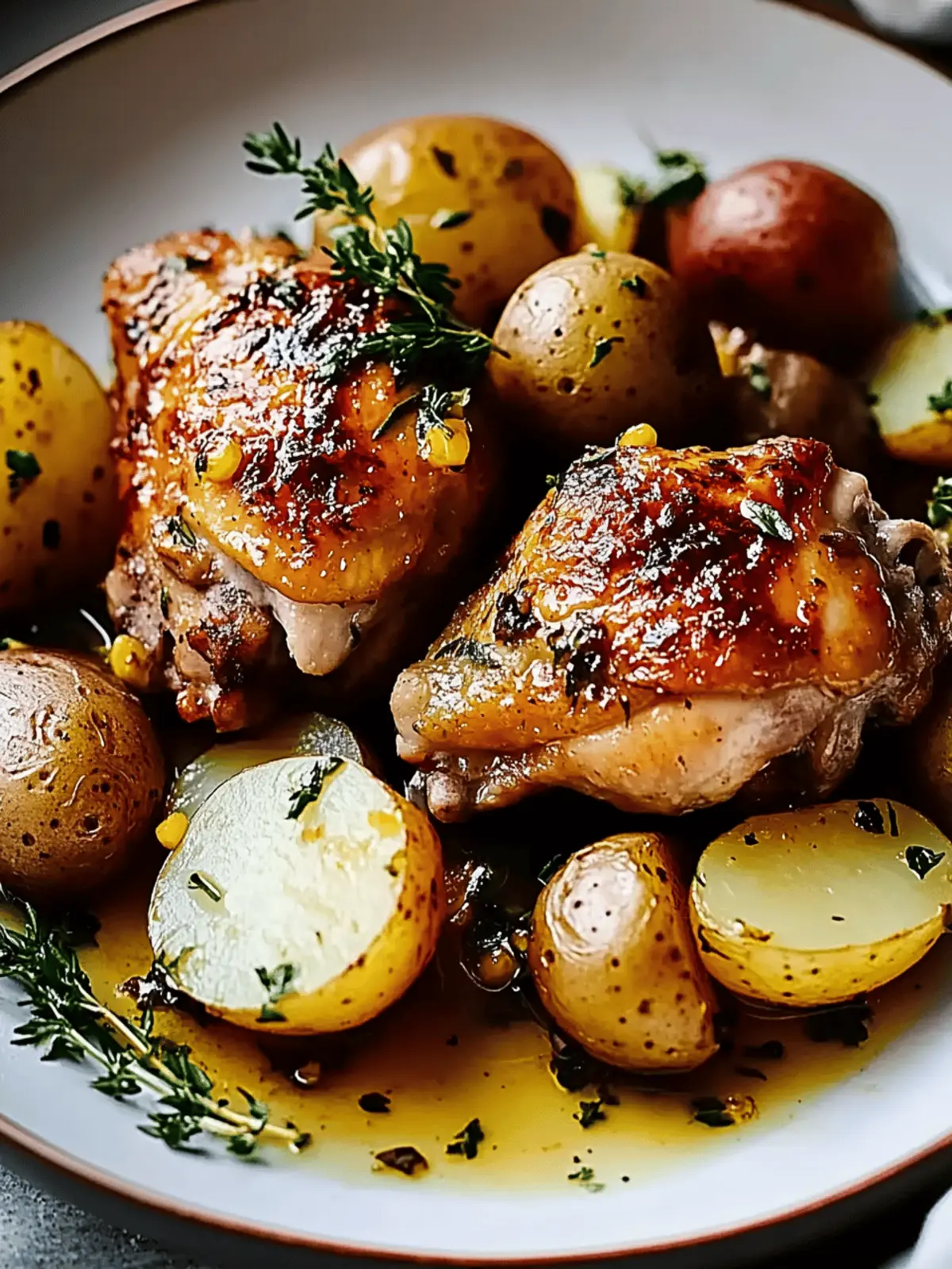 Chicken Thighs and Potatoes
