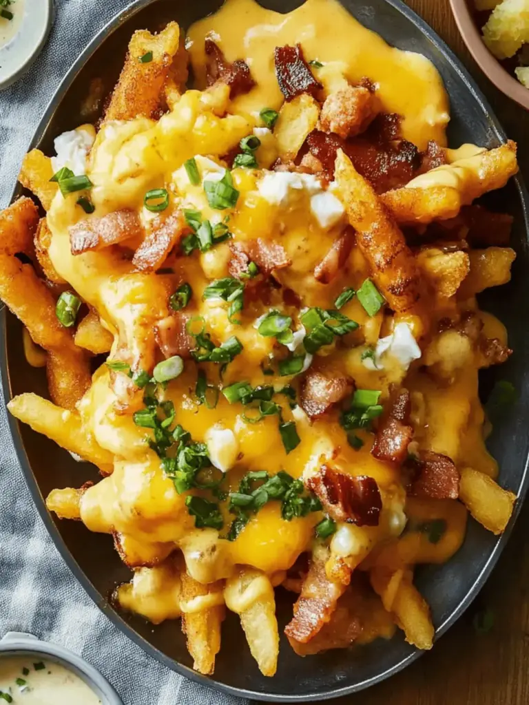 Breakfast Poutine with Hollandaise Sauce