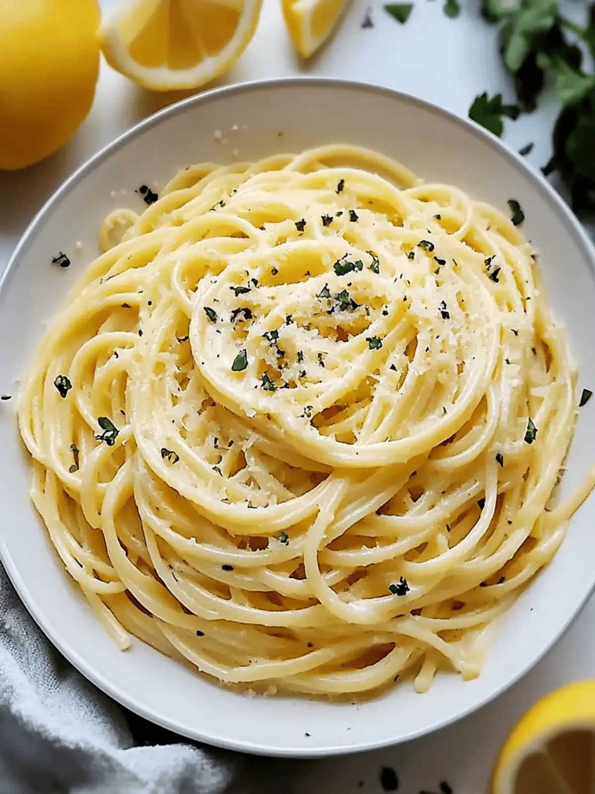 Easy Lemon Butter Linguine