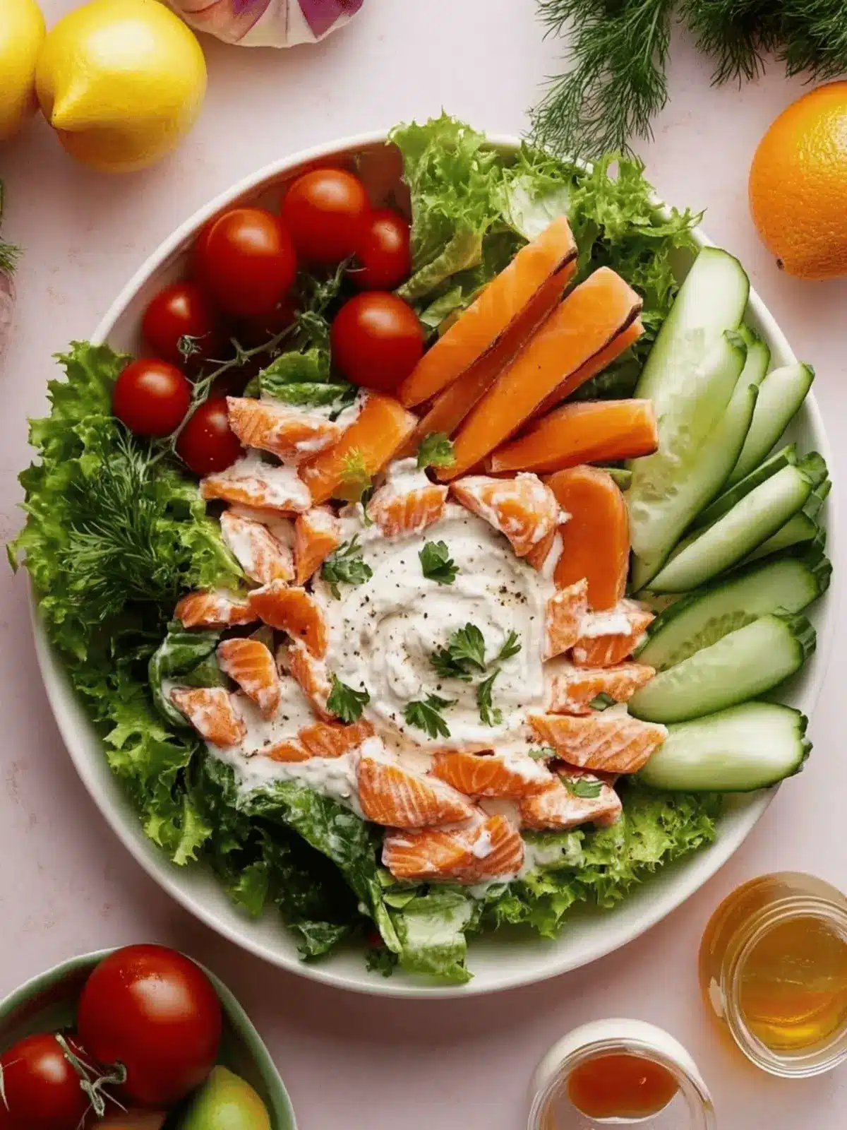 Creamy Hot-Smoked Salmon Salad with Canned Salmon