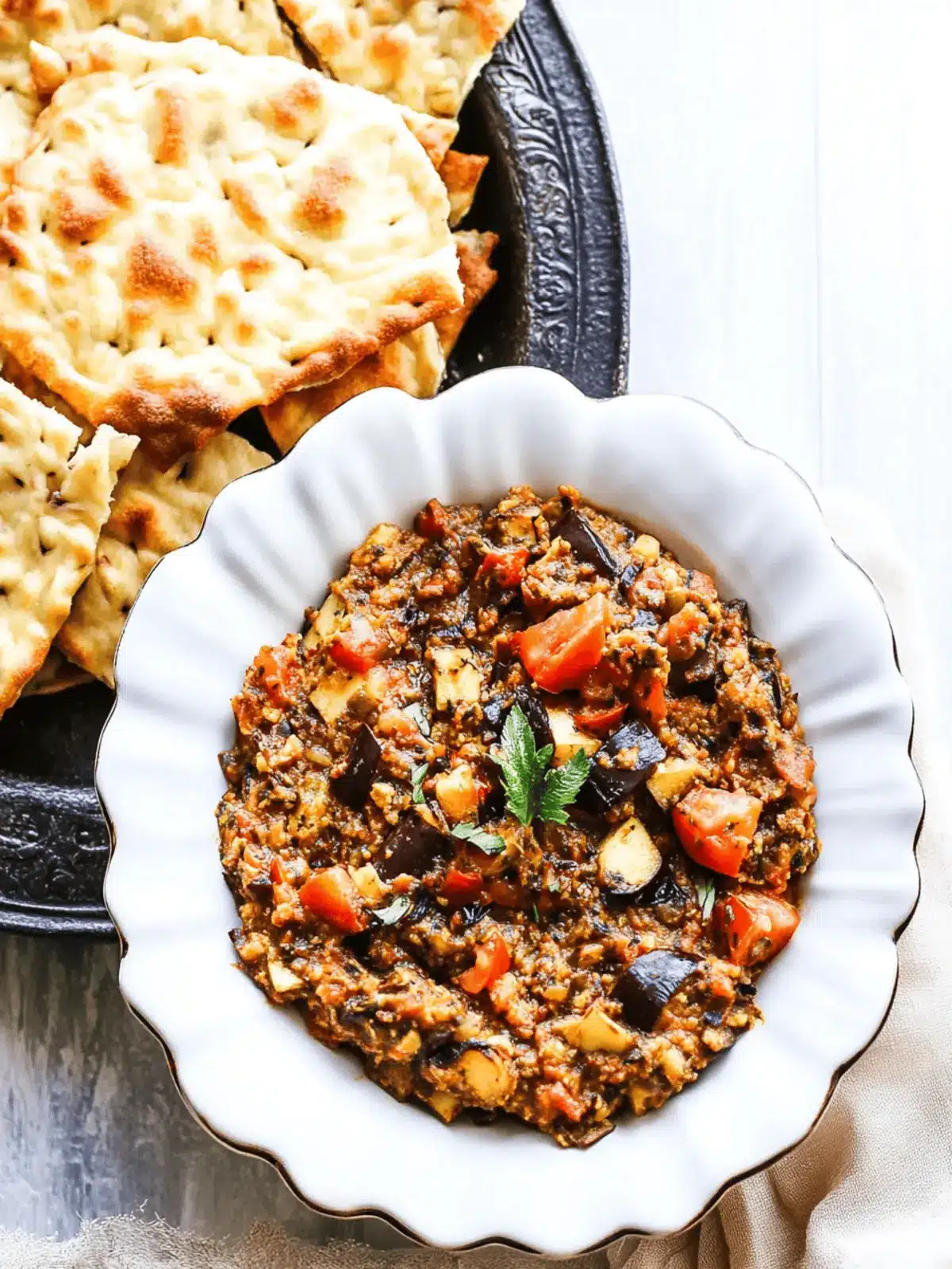 Zaalouk – Eggplant and Tomato Dip