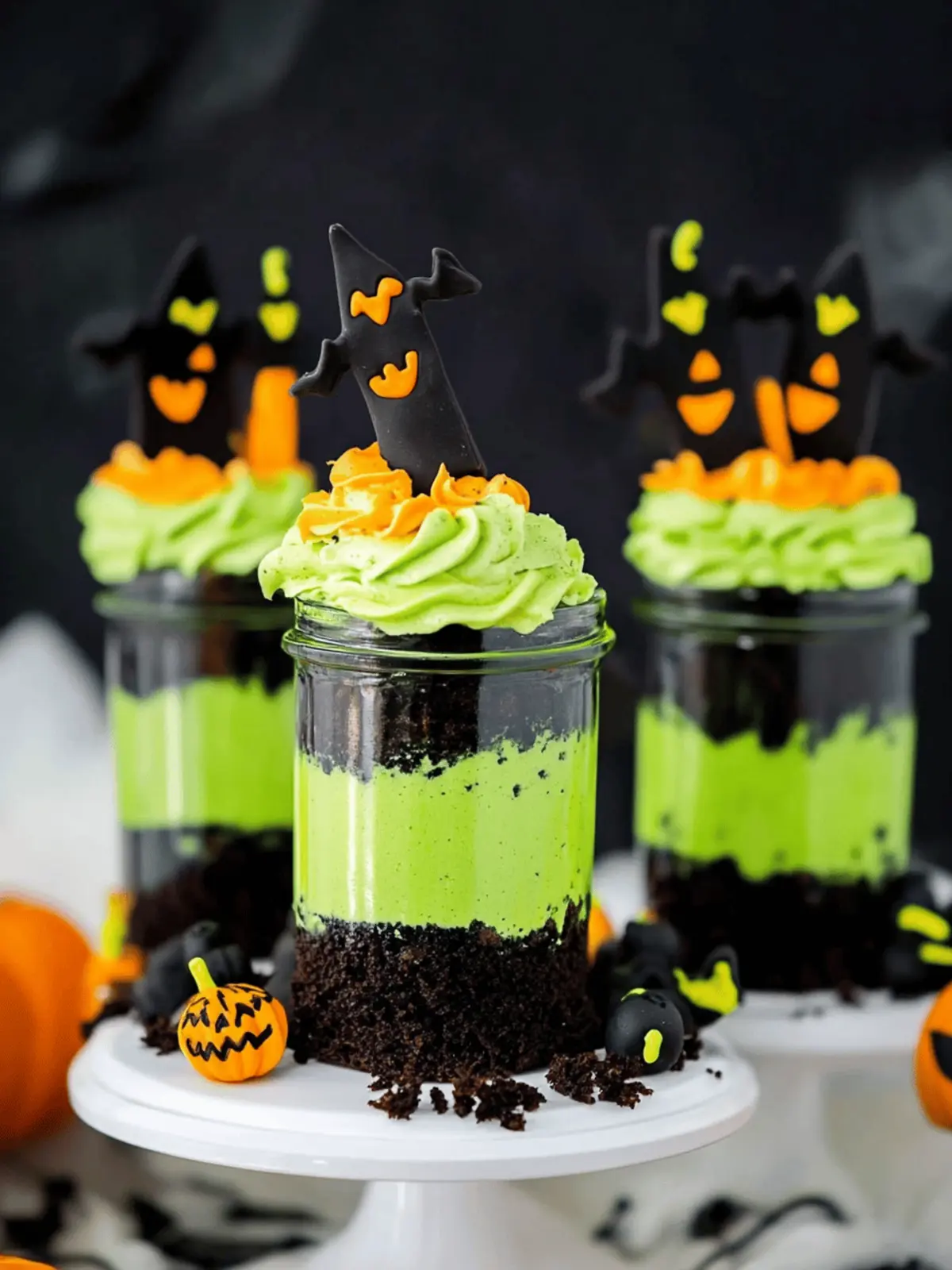 Witches' Brew Halloween Cake Jars for Spooky Sweet Fun 4 Witches' Brew Halloween Cake Jars