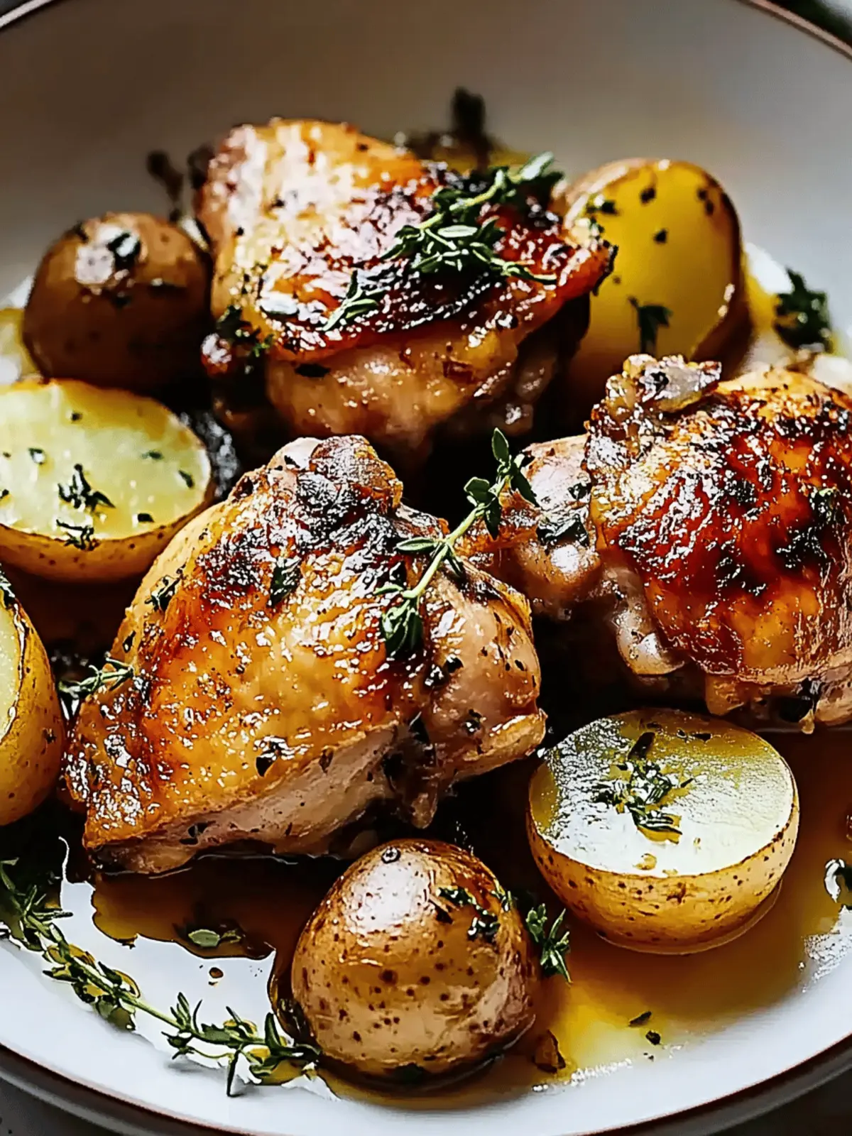 Chicken Thighs and Potatoes