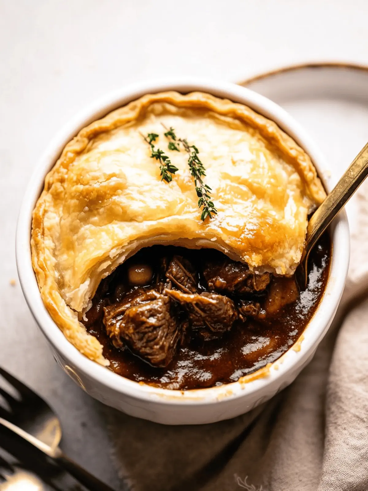 Guinness Braised Beef Pot Pie