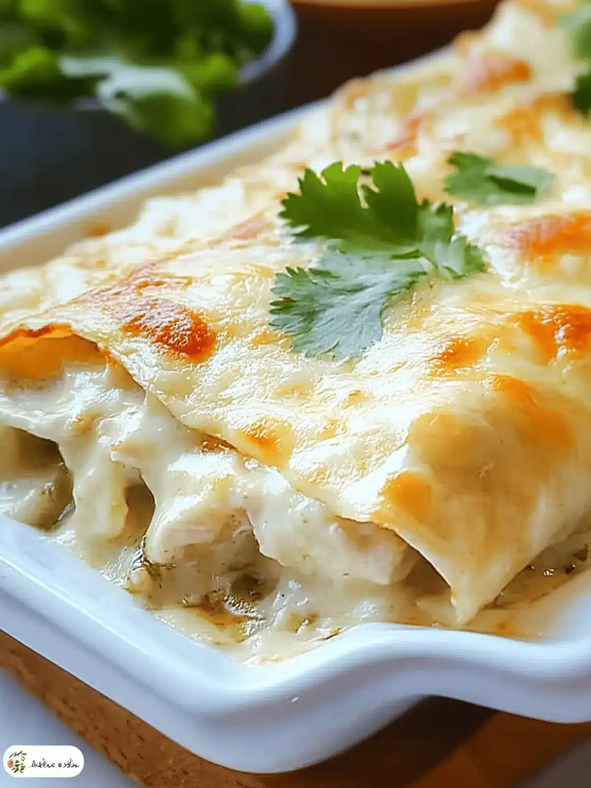 Irresistible Cheesy Creamy White Chicken Enchiladas Recipe 4 Cheesy Creamy White Chicken Enchiladas