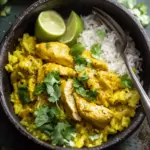 Turmeric Chicken With Black Pepper Rice