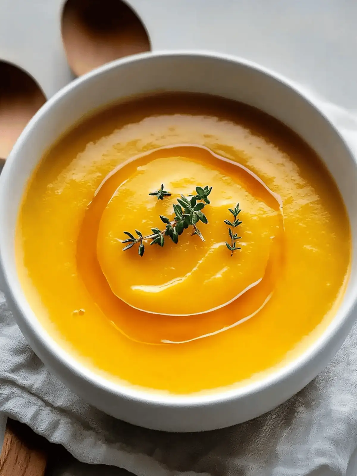 Creamy Honey Roasted Acorn Squash Soup