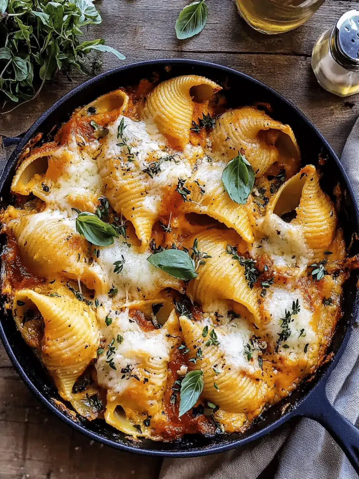 Butternut Squash and Cheese Stuffed Pasta Shells Delight 4 Butternut Squash and Cheese Stuffed Pasta Shells.