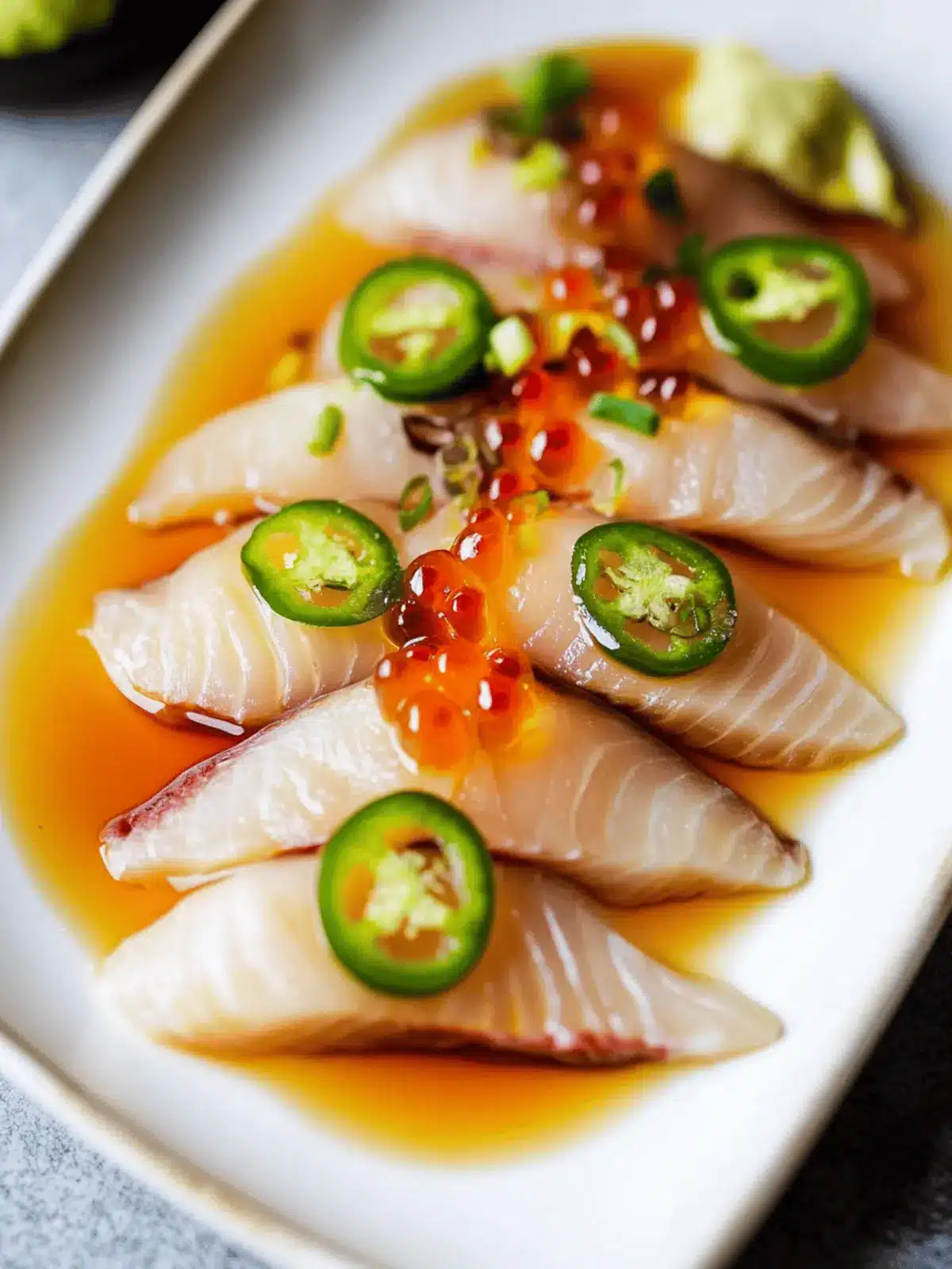 Savor Irresistible Hamachi Crudo Yellowtail Carpaccio Tonight 4 Hamachi Crudo (Yellowtail Carpaccio)