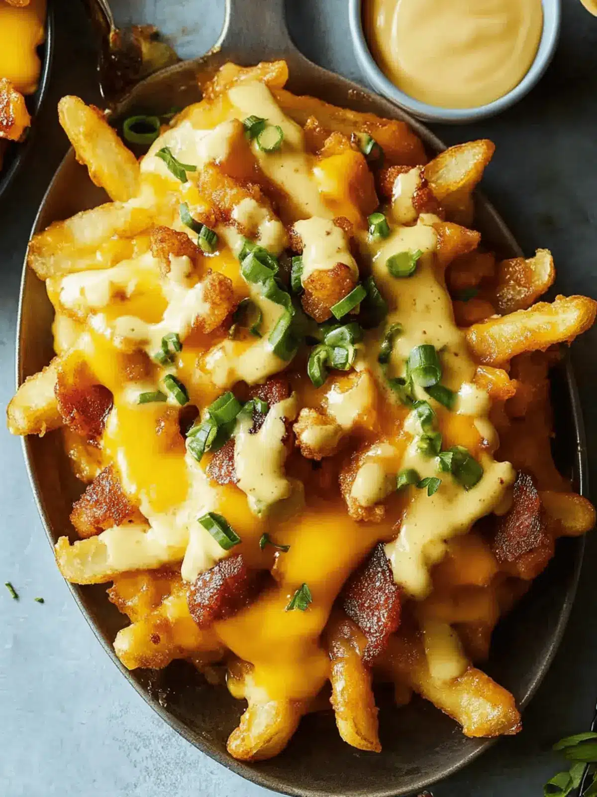 Breakfast Poutine with Hollandaise Sauce