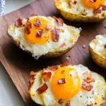 Twice Baked Loaded Breakfast Potatoes