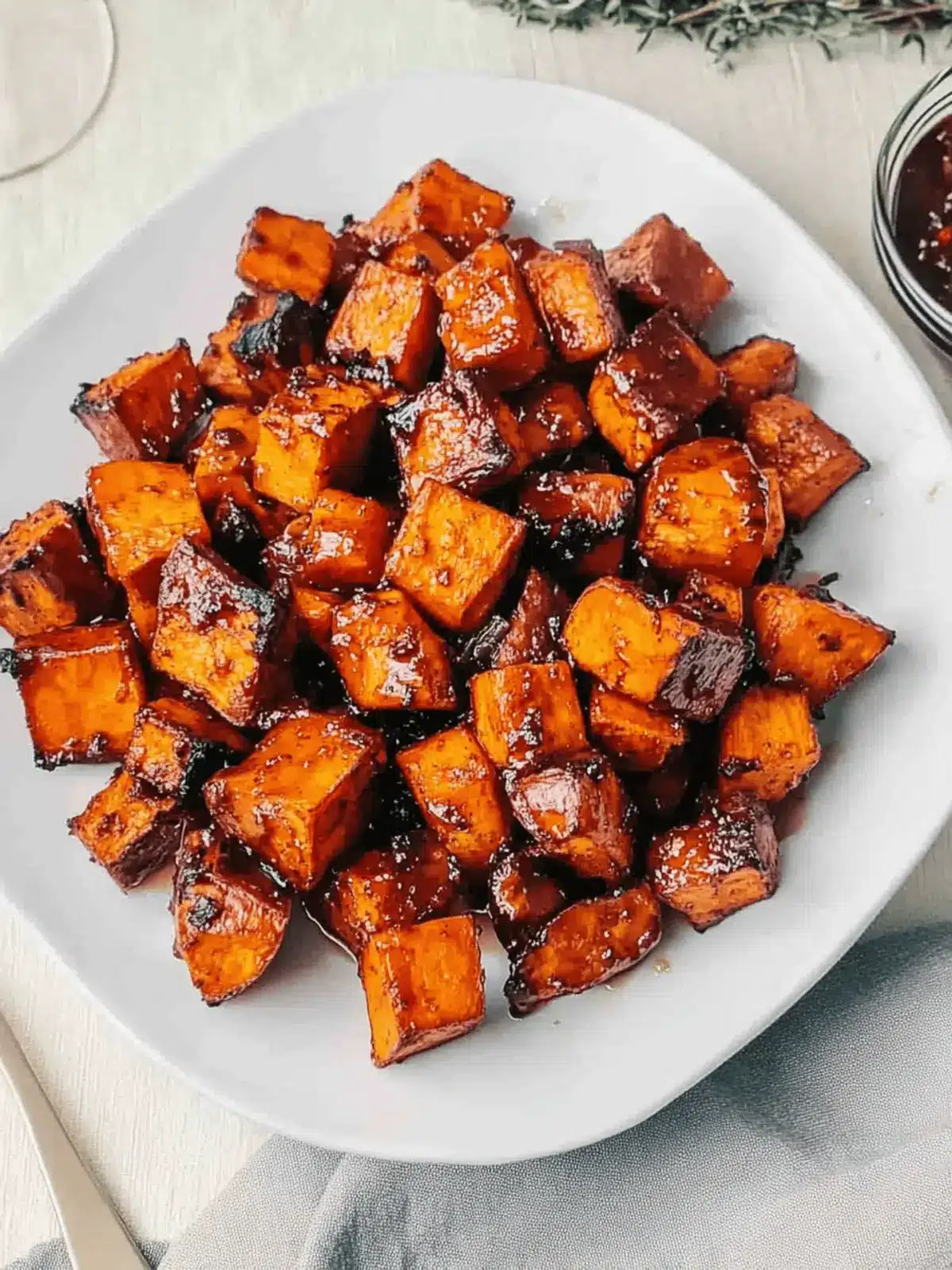 Maple & Molasses Glazed Sweet Potatoes