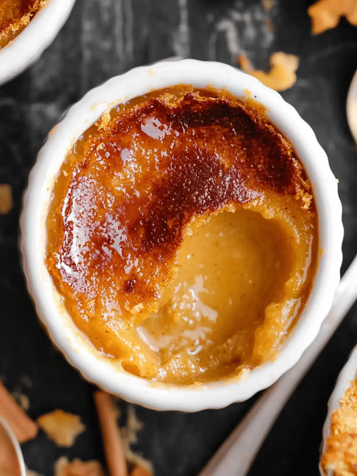 Vegan Pumpkin Creme Brulee