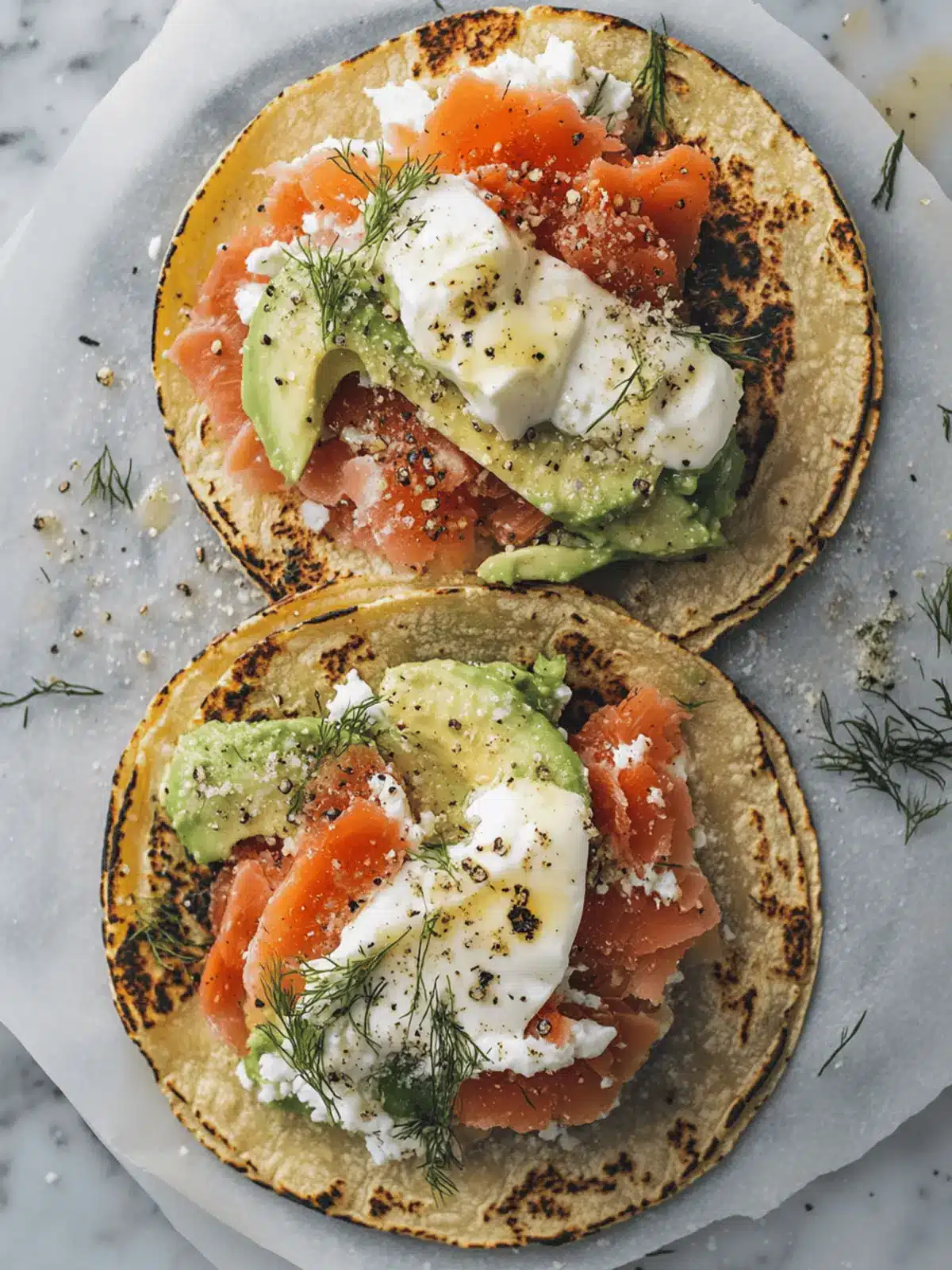 Smashed Avocado & Lox Breakfast Tacos for a Flavorful Morning 4 Smashed Avocado & Lox Breakfast Tacos