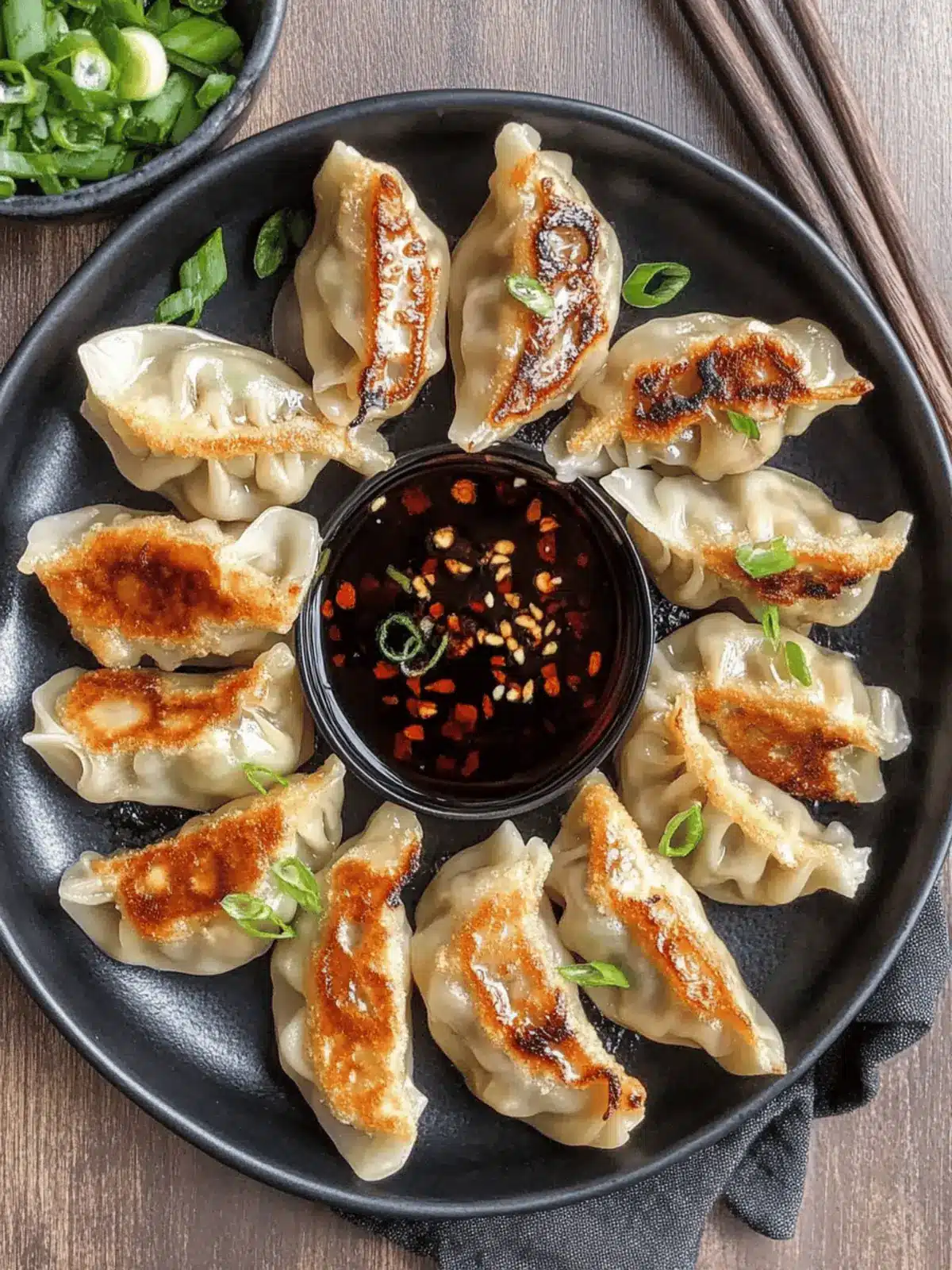 Delicious Chicken Potstickers (Pan Fried Dumplings) at Home 4 Chicken Potstickers (Pan Fried Dumplings)