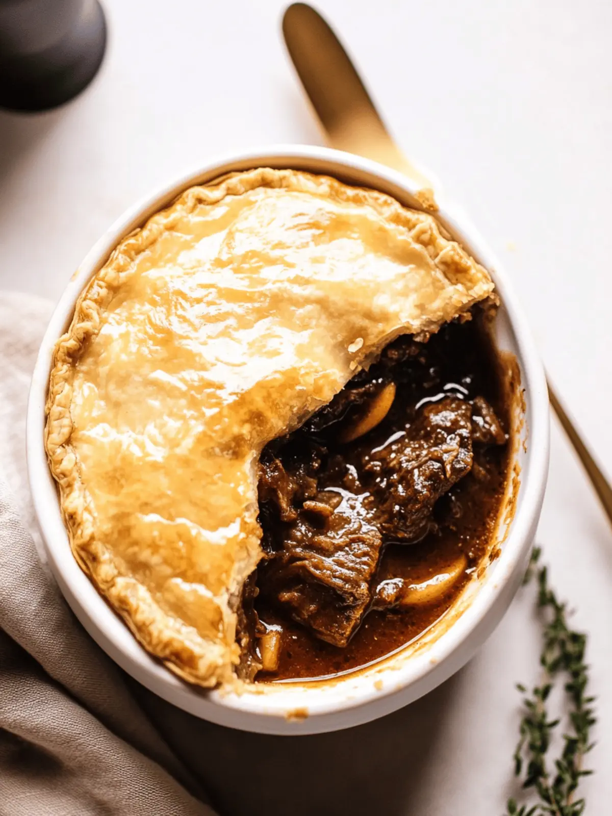 Guinness Braised Beef Pot Pie