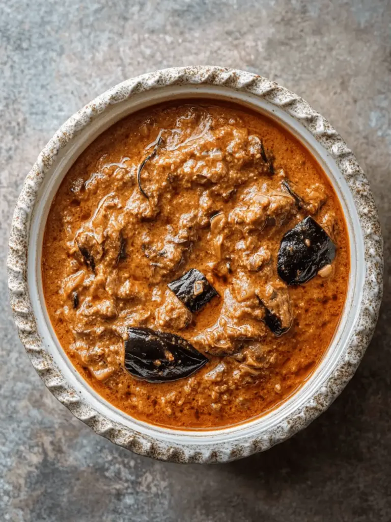 Shish Andaz (Walnut and Aubergine Stew)