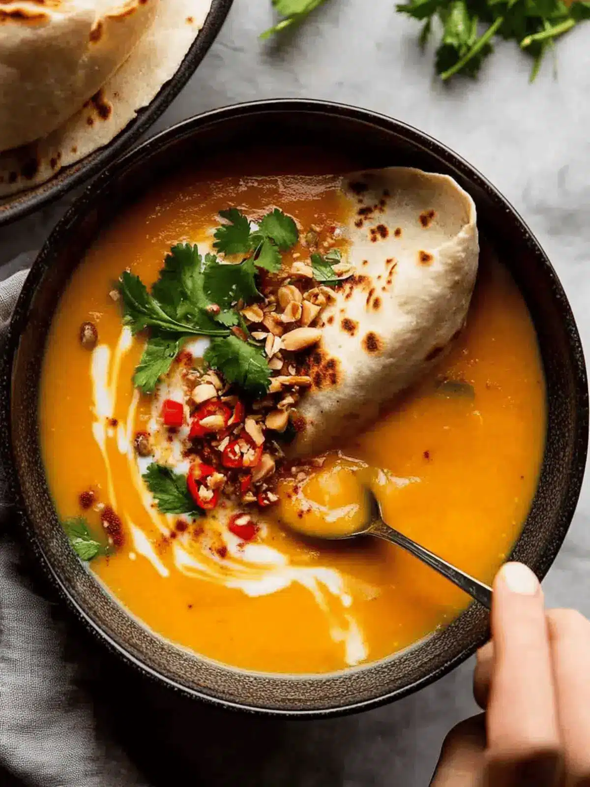 Thai Coconut Pumpkin Soup