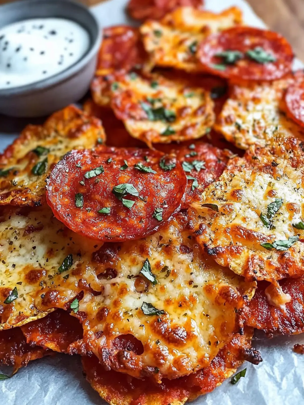 Keto Pizza Chips