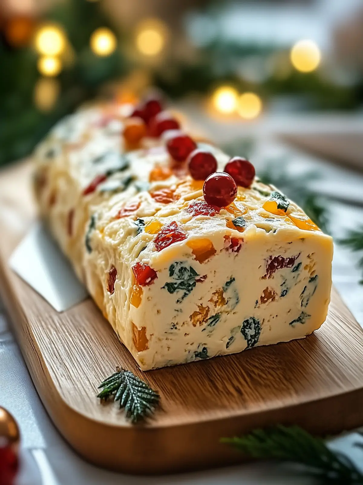 Festive Italian Cheese Log Delight Recipe