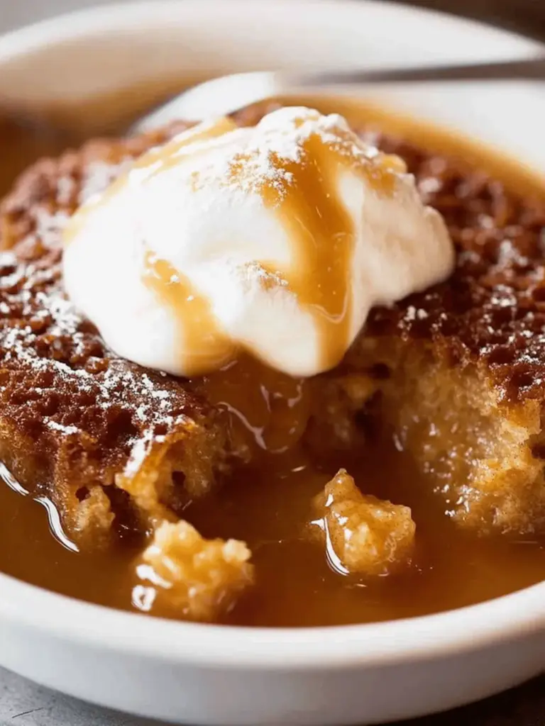Self Saucing Butterscotch Pudding