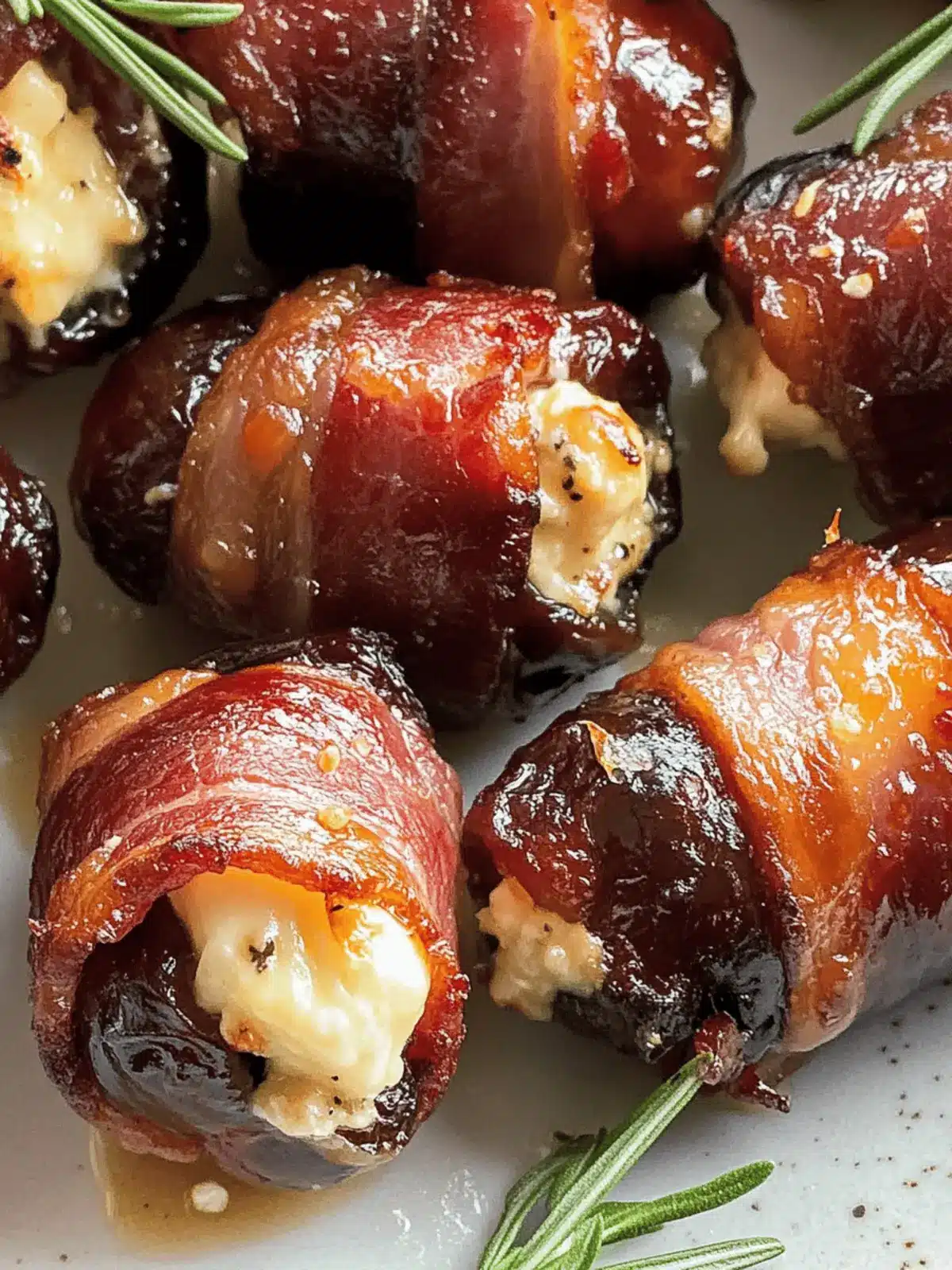 Bacon-Wrapped Goat Cheese Stuffed Dates